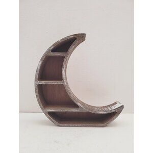 Moon shelf Crescent Moon table Shelf Wood table shelf - Vintage Witchy Wooden